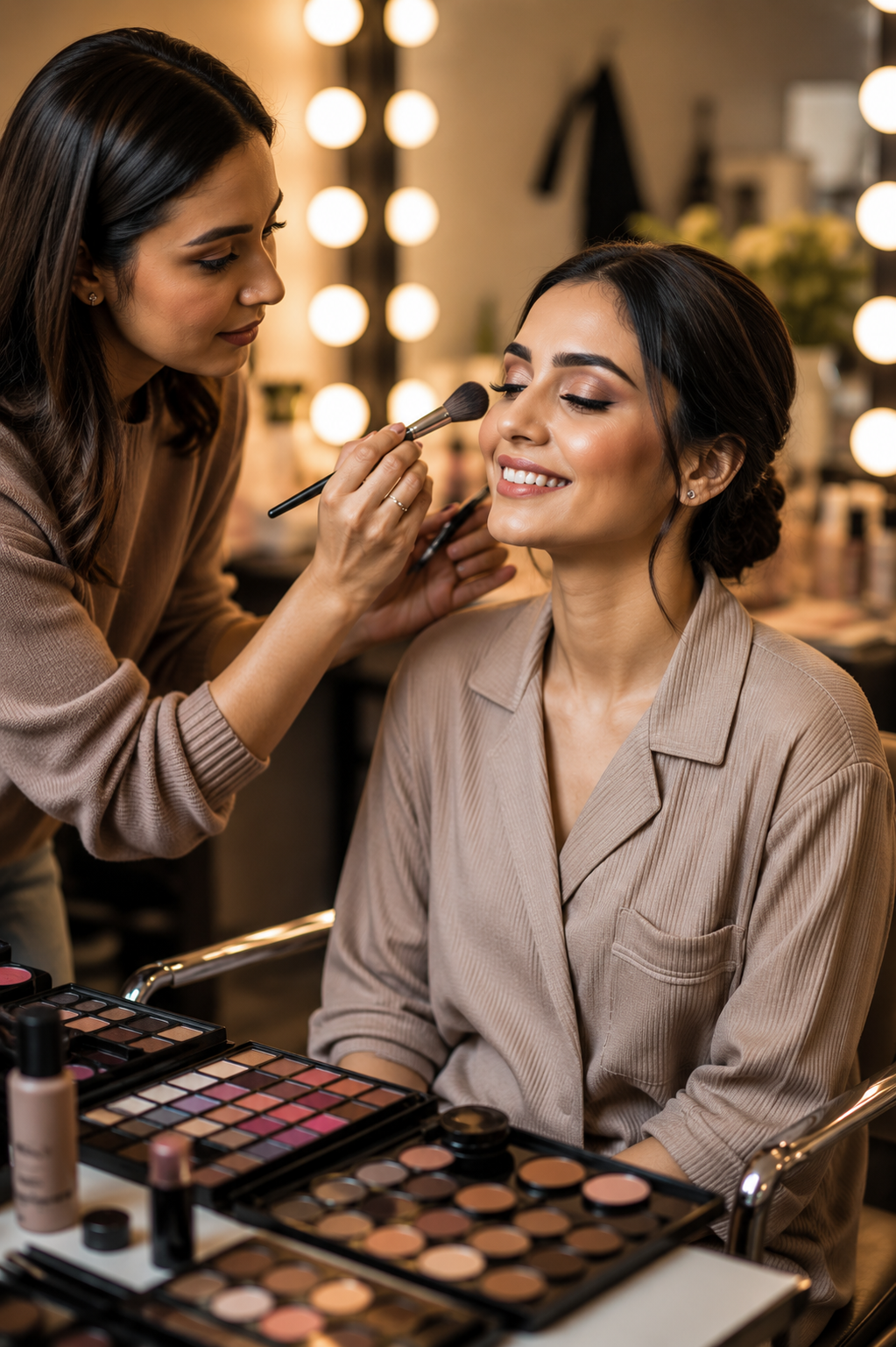 Makeup at Kavin's Beauty School